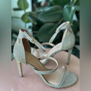 Kurt Geiger gold heels